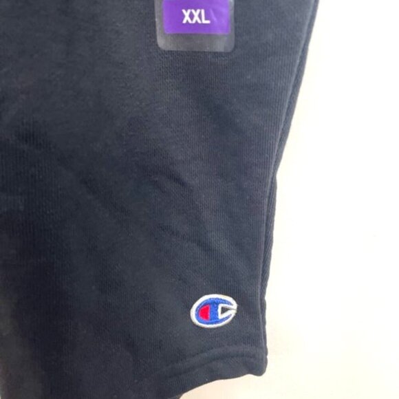 Champion Men's XXL Authentic Athleticwear French Terry Shorts Black Lounge - Picture 3 of 9